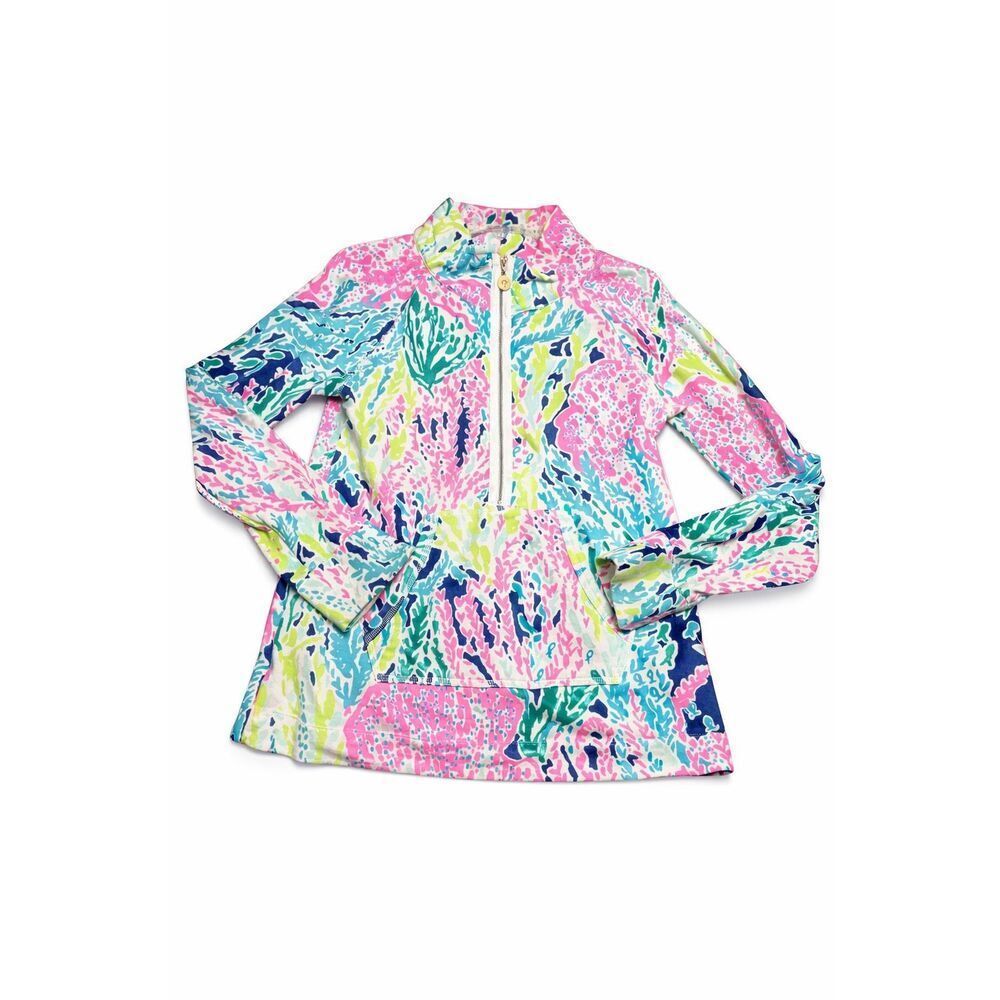 Lilly Pulitzer Let’s Cha Cha Popover Sweatshirt Size Small